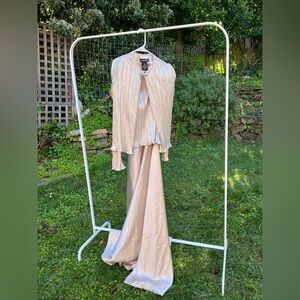 Vintage two pieces dress for wedding, vacation or party